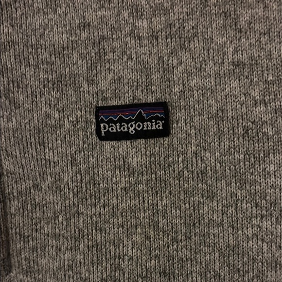 Patagonia Gray Sweater Quarter zip pullover medium - Picture 2 of 5